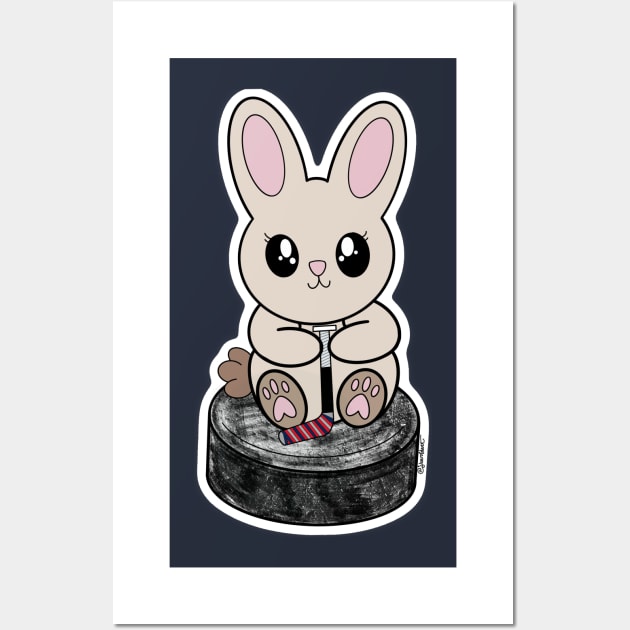 Puck Bunny (Columbus) Wall Art by jberoldart